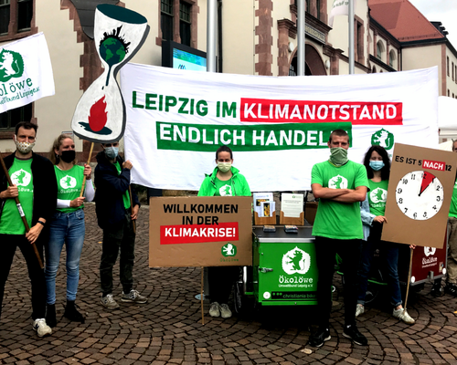 Die Ökolöwen treten für einen entschlossenen Klimaschutz ein