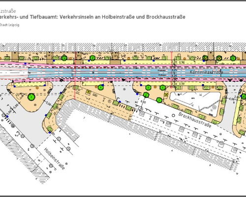 Grafik Könneritzstraße Leipzig