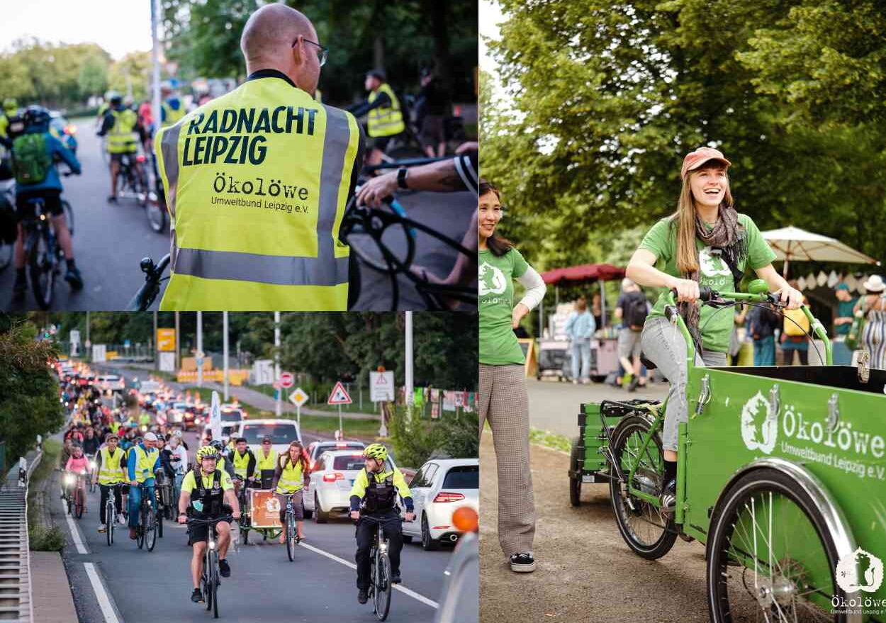 Crew beim Abbauen auf der Ökofete