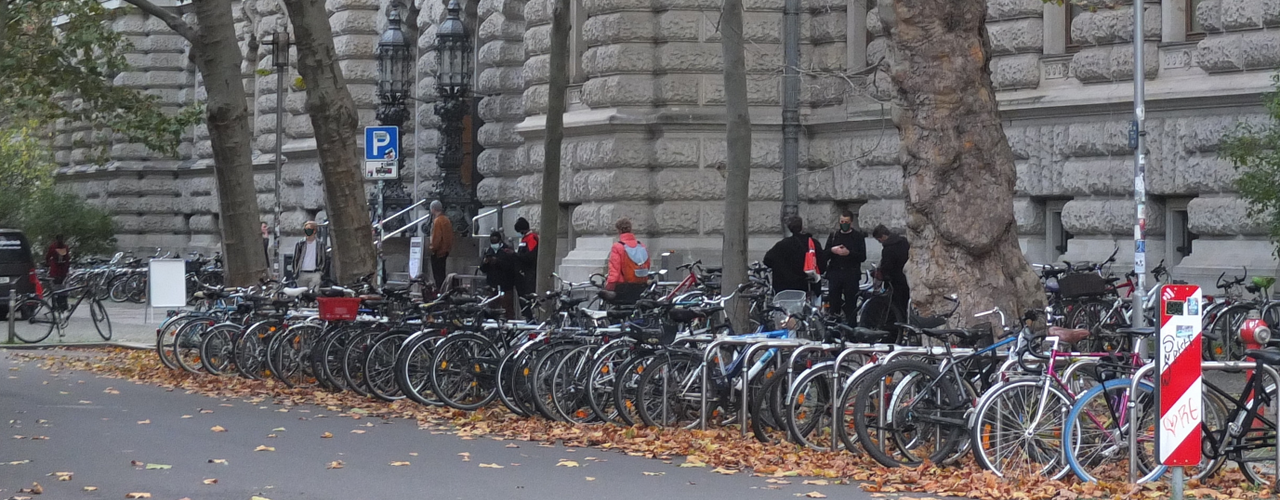 Fahrradstraße in Leipzig - Beethovenstraße