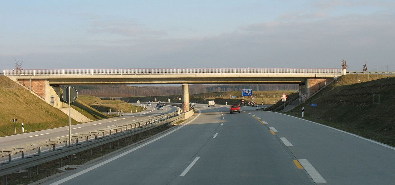 B72 vor Chemnitz (Quelle: KlausFoehl, CC BY-SA 3.0)