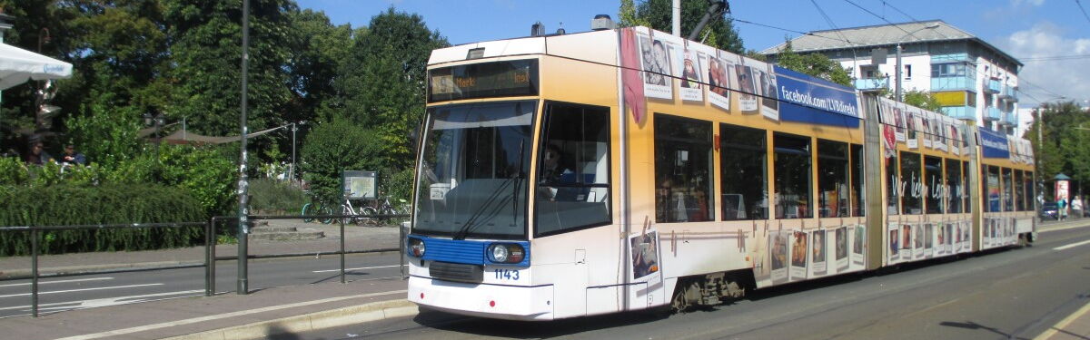 Straßenbahn in Leipzig