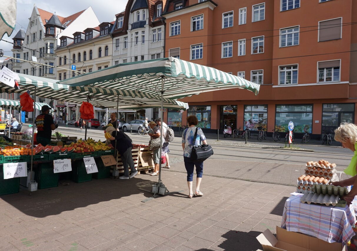 Lindenauer Markt in Leipzig ©Ökolöwe