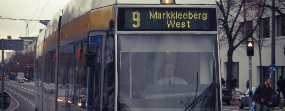 Tram 9 nach Markkleeberg-West