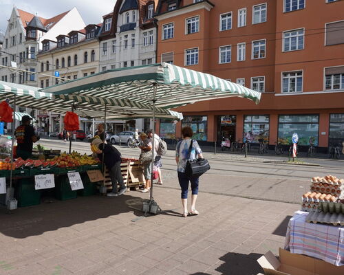Lindenauer Markt in Leipzig Foto: Ökolöwe