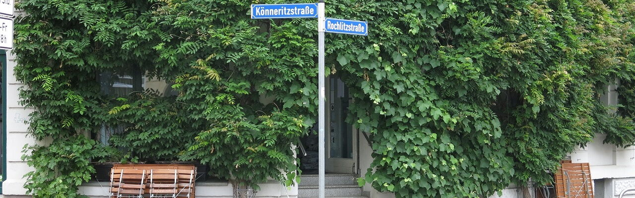 Das Leipziger Restaurant Fratelli hat sich für natürliche Schattenspender entschieden.