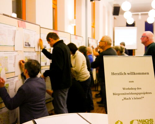 Bürgerworkshop Mach's leiser