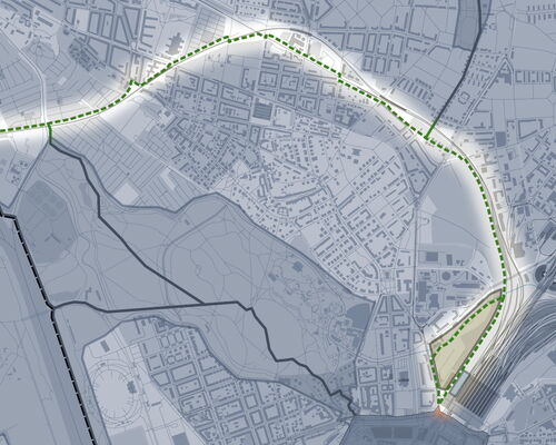 Abbildung Bahnbogen Gohlis