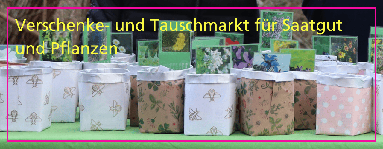 Saatguttauschangebot des Stadtgarten Connewitz