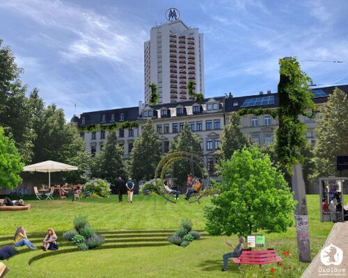 Stadtplatz der Zukunft: Hahnekammplatz wird grün und lebendig