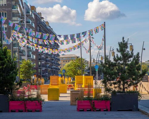 Autofreie Sommerstraße in Stockholm Foto: Stadt Stockholm