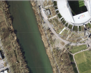 Stadionumbau im Auwald