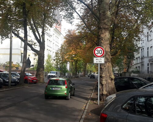 Grafik Tempo 30 vor Kitas & Schulen