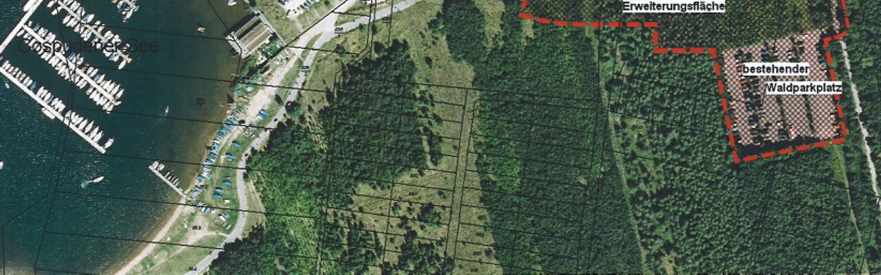 Luftansicht Zöbigker Hafen