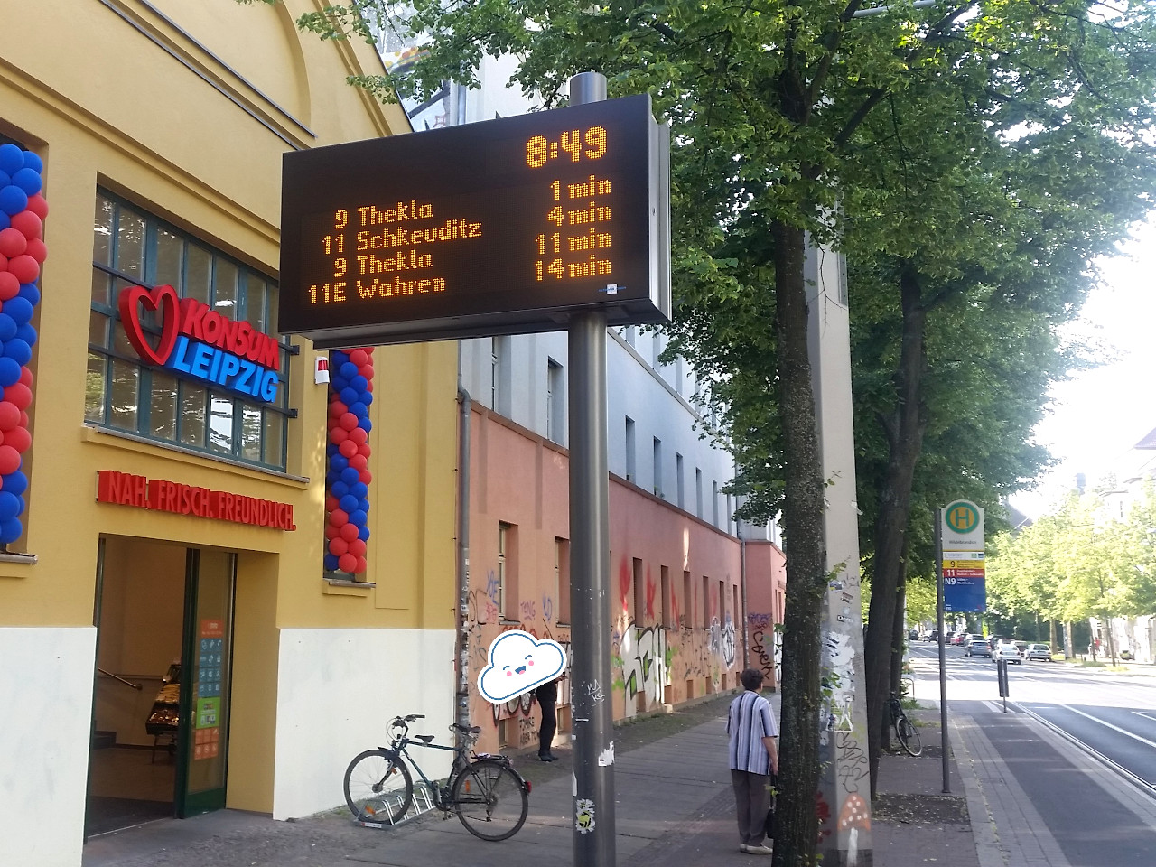 Neue Konsum-Filiale in direkter Nähe zur ÖPNV-Haltestelle