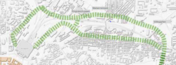 Der Parkbogen Ost kann den Hauptbahnhof über zwei Korridore erreichen