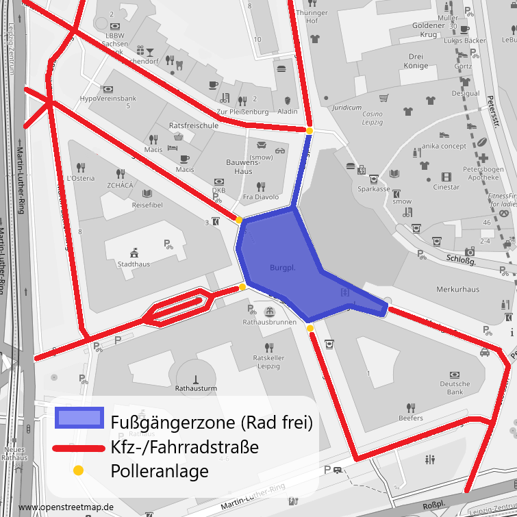 Zielkonzept "Burgplatz autofrei gestalten"