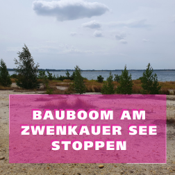 Wir Ökolöwen fordern: Bauboom am Zwenkauer See stoppen