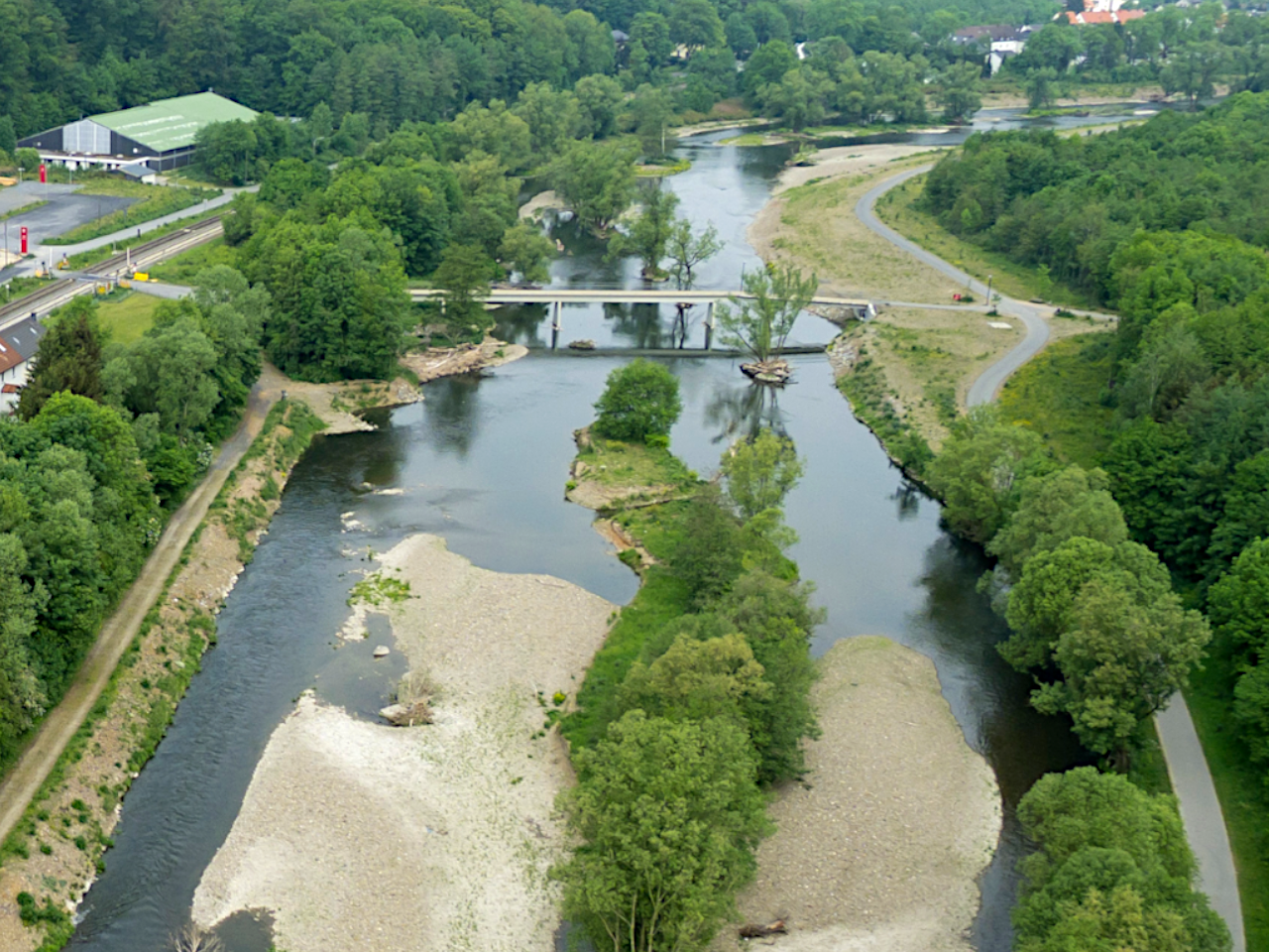 Die renaturierte Ruhr bei Ansberg