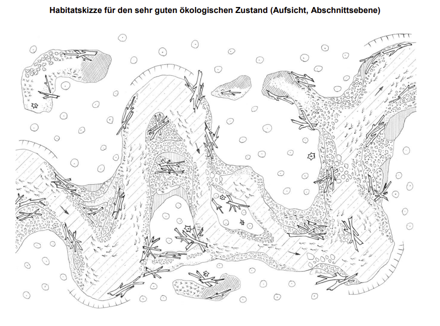 Referenzzustand Kiesgeprägter Tieflandfluss