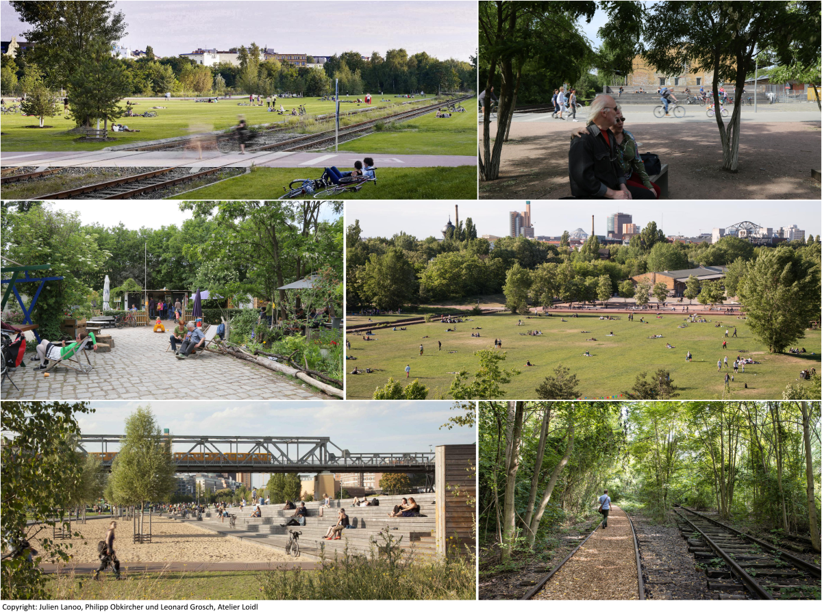 Park am Gleisdreieck in Berlin.