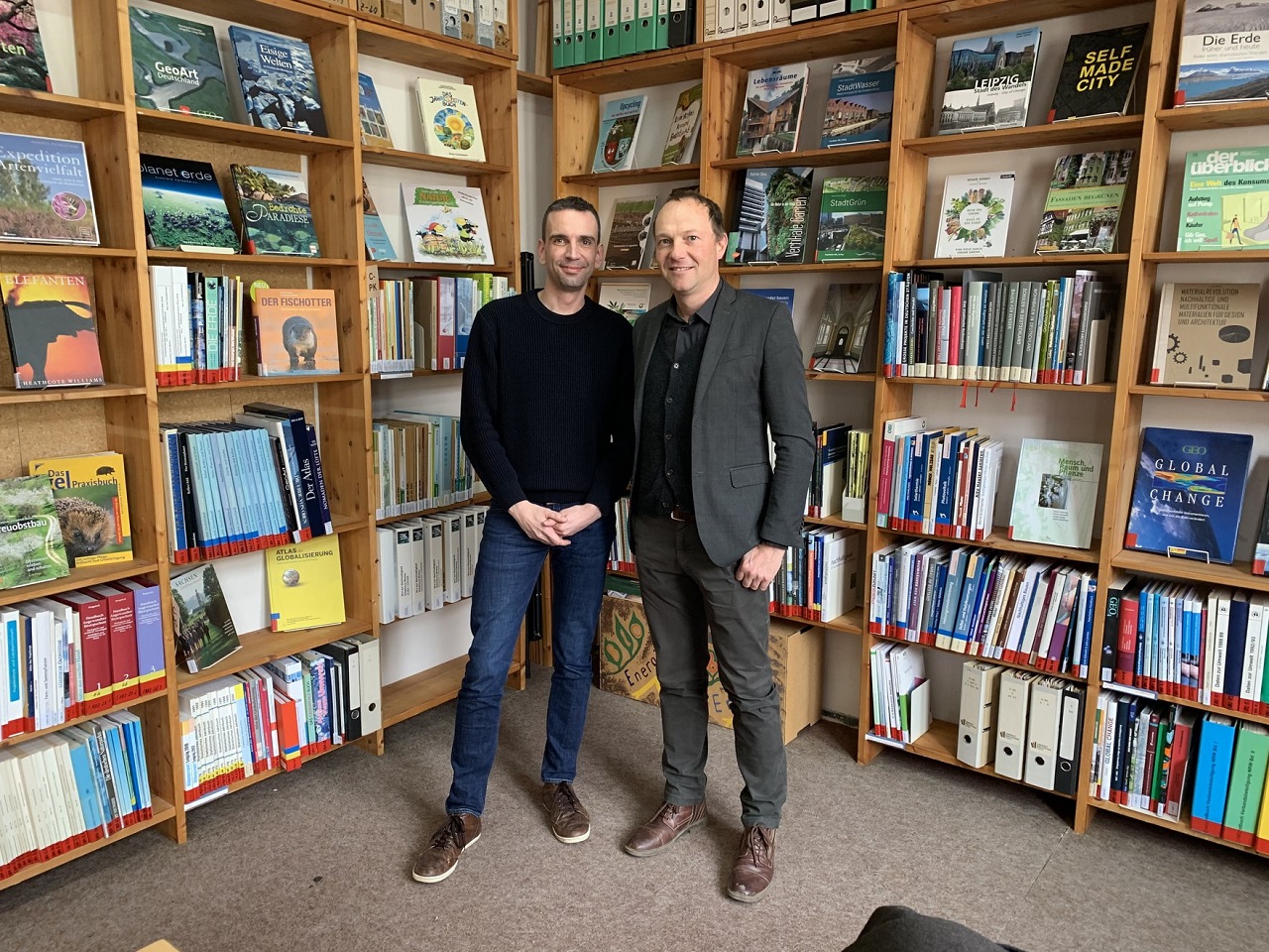 Unser Geschäftsführer mit dem sächsischen Umweltminister