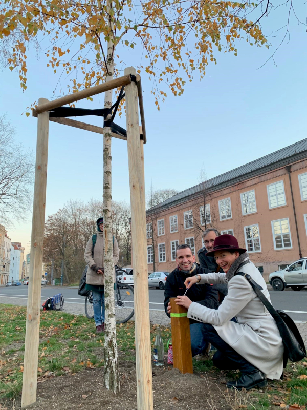 Bild von Ökolöwen-Geburtstag mit neuem Stadtbaum für Leipzig
