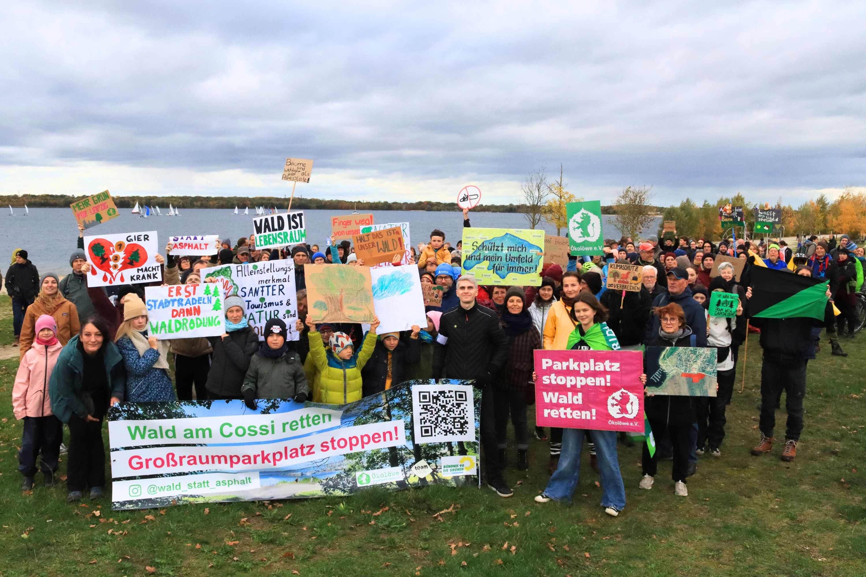 Wald am Cospudener See retten – Parkplatz in Markkleeberg stoppen
